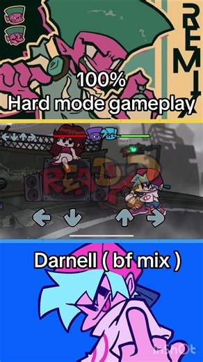 FNF in iPhone ~DARNELL~ (weekend1) 100% hard mode gameplay #fridaynightfunkinmobile #fridaynightfunkin #hardmode #gameplay