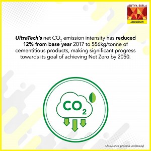 2.9K views · 34 reactions | Reducing the carbon footprint of its operations is critical to UltraTech’s sustainability roadmap. To reduce the impact of its operations on climate change, UltraTech is committed to achieving Net Zero by 2050. Read: https://bit.ly/4bGwU1e #Sustainability #GenerationRestoration | UltraTech Cement (Aditya Birla Group) | Facebook