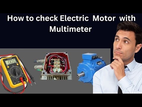 Do you know how to check an electric motor using a multimeter?Hindi