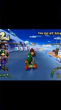 Retro Cheating :D #MarioKartDoubleDash!! #Gamecube #Nintendo #GC #Gaming #Gamer #Retro #VideoGames