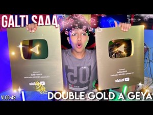 45K views · 5.3K reactions | OMG!! I Got 2 Golden Play Buttons From...
