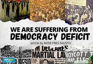 We are suffering from democacry deficit