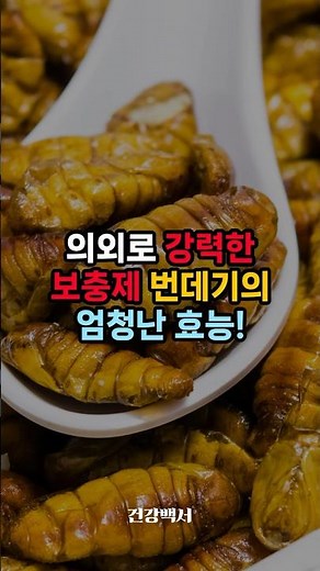 강력한 영양 보충제 번데기의 엄청난 효능 정말 깜짝 놀랍니다. #건강정보 #건강 #번데기 #효능