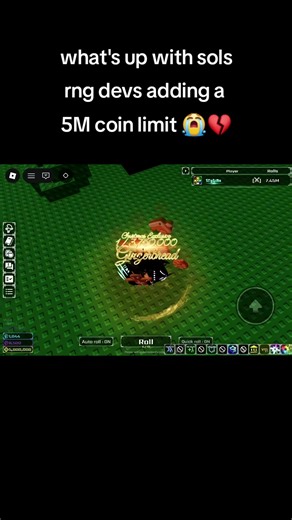 why did they even add a limiter 😐 #roblox #fyp #solsrng #sols #fyppppppppppppppppppppppp @Heng-Sengyu
