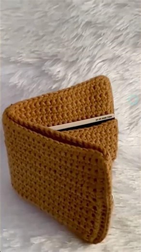 Easy! Crochet Bifold Wallet R110 #crochet