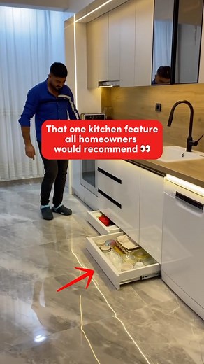 Adding toe kick drawers to your kitchen cabinet design will give you extra space for storing small or rarely used items ☺️ Thoughts? —— Renovating soon? Find the best Interior Designers and over 6k real reviews and 45k recommendations in Singapore from homeowners on @hometrust.sg! ❤️ Link in bio ✨ #interiordesign #sghome #sgrenovation #carpentry #bto #hdb #kitchen #cabinet | Hometrust.sg