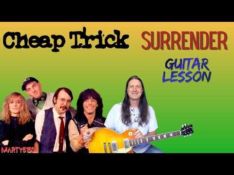 How To Play Surrender By Cheap Trick - Rick Nielsen - Guitar Lesson