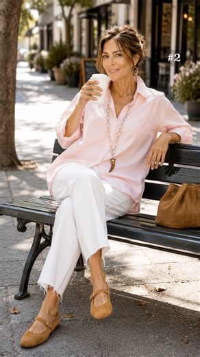 ✨5060이 화이트 팬츠를 세련되게 입는 법 | How Women Over 50 Wear White Pants