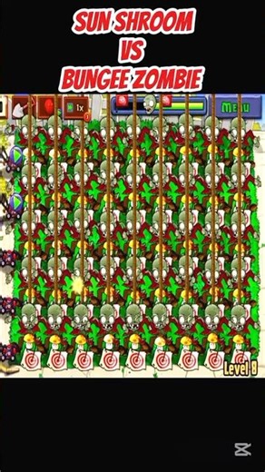*SUN SHROOM VS BUNGEE ZOMBIE*#shorts #short #pvz #youtubeshorts #shortvideo #pvzfusion #gaming
