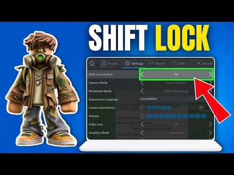 How To Shift Lock on Roblox PC