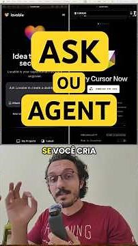 Cursor: quando usar Ask ou Agent? #cursor #ia #app #lovable