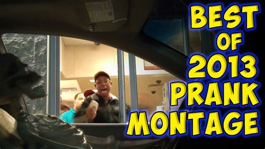 Action packed montage features the best pranks of the year