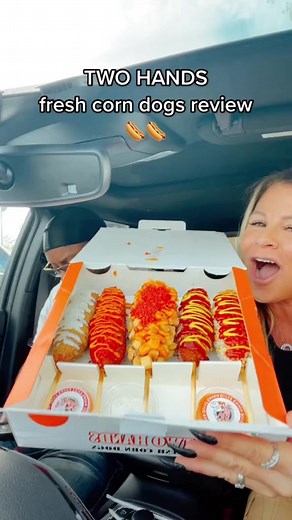 Best dogs EVER!!! #foodblogger #foodie #foodreview #review #corndogs #foodporn #prestons | Lani Preston