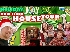 CHRISTMAS HOUSE TOUR 3 0 Main Floor Magical Holiday Fun! FUNnel V Fam Vlog w FNAF Elf