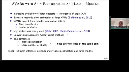 Estimating Large-Scale VAR Models with Bayesian Methods | Shane O'Kelly posted on the topic | LinkedIn