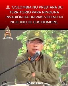 350K views · 17K reactions | #ATENCION: El presidente Gustavo Petro Desde brasil le manda un contundente mensaje a EE.UU "Colombia no prestará su territorio para ninguna invasión ha un país vecino. #colombia #EsNoticia #brasil #Resistecia | Alfla36Tv | Facebook