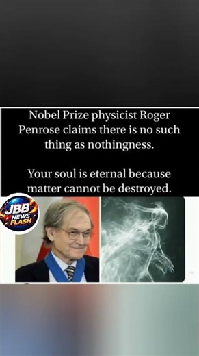 Roger Penrose says “nothingness” doesn’t exist… so maybe your soul sticks around too. 🤯♾️ #Short