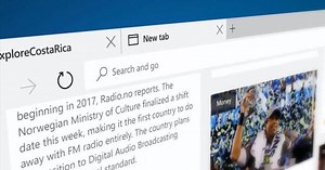 Microsoft unveils browser for new operating system