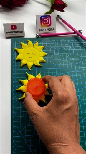 Bablu padiyar | Fondant Artist | Cake Artist | Sugercraft on Instagram: "How To Make Fondant Sun With Easy Tricks @bablu_padiyar #fondant #cakeartist #fondantsun #sun #sunart #cakeart #fondanttoppers #fondantcakes #bakery #bakerylife #art"