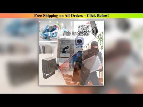 Mini 4G SIM Card IP Camera 1080P 5MP HD Indoor Security Miniature Small 4G Bullet Camera CCTV