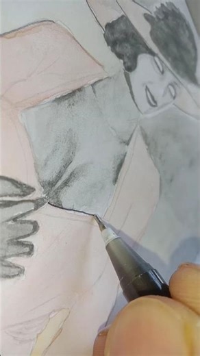 Lady Dimitrescu 🎨 #ladydimitrescu #drawing #shorts