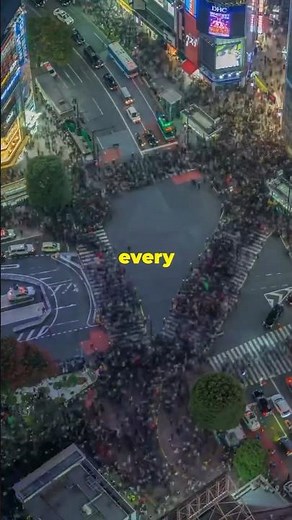 The Most Insane Intersection on Earth - Tokyo's Shibuya Crossing