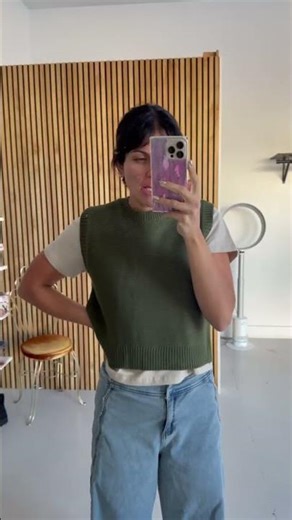 The Deann Knit Vest in Olive