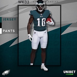 Home colors for the home opener Unibet | #FlyEaglesFly | Philadelphia Eagles