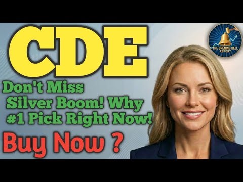 Don't Miss the Silver Boom! Why CDE is My #1 Pick Right Now! CDE STOCK PODCAST TODAY PRICE ANALYSIS