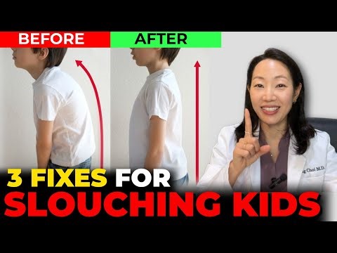 3 Exercises to Fix Slouching Posture in Kids (Doctor-Approved)