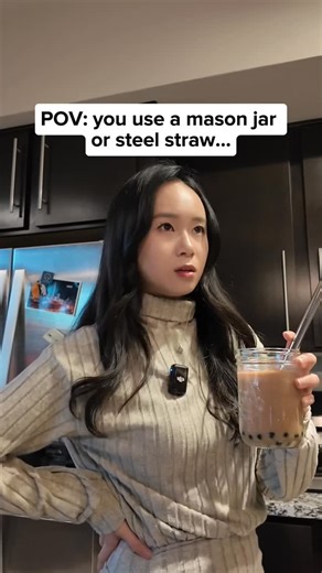 BobaMate® | World’s 1st Boba Bottle | Be honest… who else is tired of carrying a mason jar and a clunky steel straw just to be sustainable on a boba run 😭🧋 Because same. That’s... | Instagram