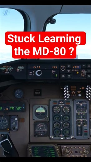 Stuck Learning the #md80 ? #msfs2020 #flightsimtutorial #landing