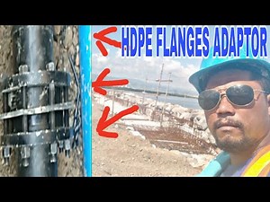 HOW TO INSTALLATION HDPE FLANGES CONNECTOR&SLIP ON CONNECTOR (plumbing tuturial)