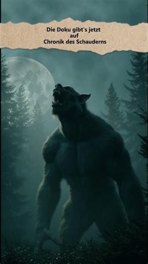 Werwölfe – Die Wahrheit hinter der Legende 😱🐺 #shorts #horror #grusel #mystery #gruselgeschichte