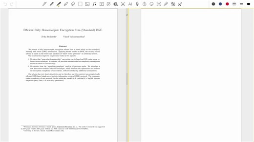 全同态加密第二集——《Efficient Fully Homomorphic Encryption from (Standard) LWE》论文学习（1）