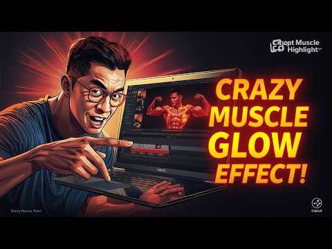 Crazy Muscle Glow Effect - How to Highlight Muscles in CapCut Tutorial
