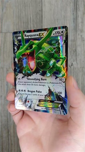 Rayquaza ✨️ #pokemon #pokemoncards #pokemontcg #fullart #rayqyaza #shorts #fyp