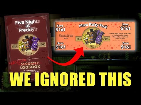 The Survival Logbook is STILL important... and it changes FNAF 3.