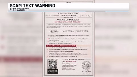 Law enforcement warns of scam text posing as official court document