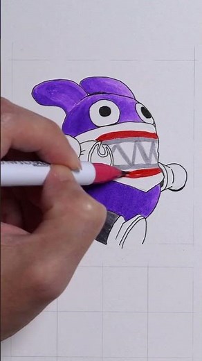 Drawing Nabbit from Mario Kart World