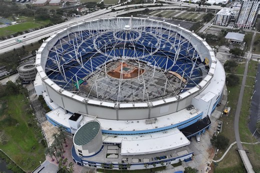 Rays on track for Tropicana Field return in 2026 as St. Petersburg approves $22.5 million for new roof