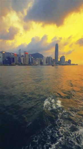 香港維多利亞港Victoria Harbour in Hong Kong#travel #fyp #China #hongkong