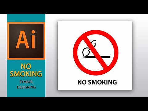 How to Design a No Smoking vector Sign / Symbol in Adobe Illustrator