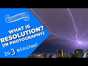 What is resolution? (In Photography) in 3 minutes!