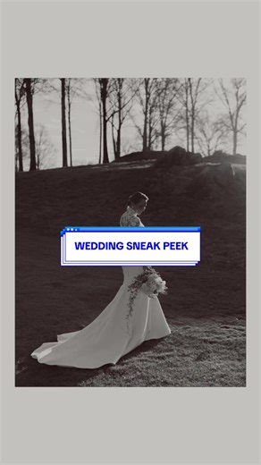 sneak peek of our Christmas wedding!