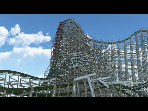 Lake Monster - RMC Predator at Six Flags Darien Lake Concept