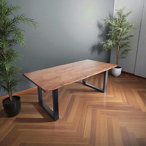 Live Edge Wood Desk With U Shaped Legs – Modern Office Desk, Rustic Computer Table, Handmade Wooden Home Office Furniture, Handcrafted Desk - Etsy UK