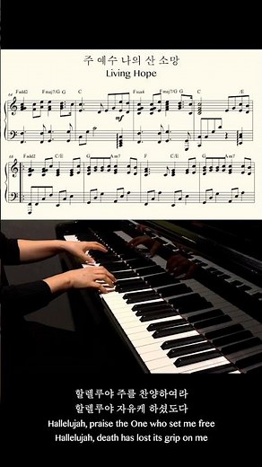 신의 악단 OST - 주 예수 나의 산 소망(후반부) 피아노 I Living Hope I Piano Worship