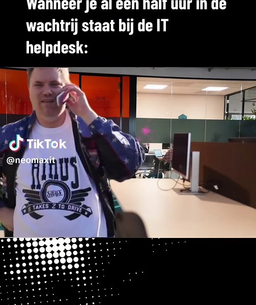 Wachtrij bij IT Helpdesk: Een Komische Kijk op Ticketmaster