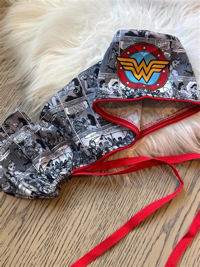 Superhero Inspired Surgical Scrub Cap | Comic Style Design | Woman Pony Scrub Cap | Professional Surgical Cap With Superhero Print - Etsy